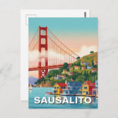 Sausalito California ポストカード (正面/裏面)