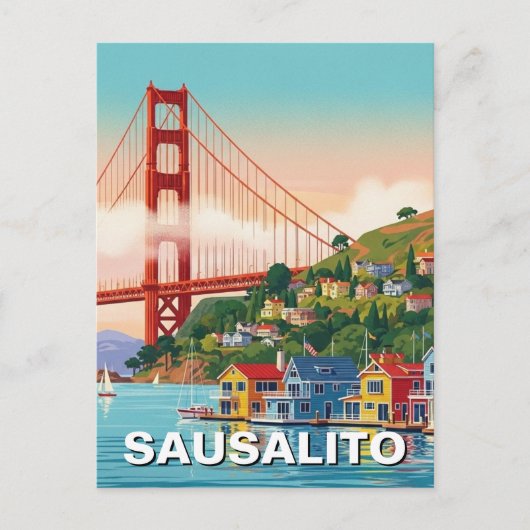 Sausalito California ポストカード (正面)