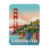 Sausalito California マグネット (縦)