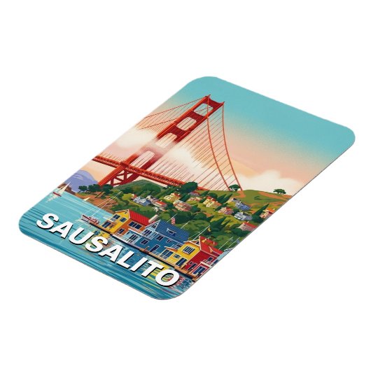 Sausalito California マグネット (左側)