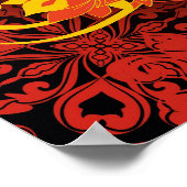 sauterelle Fleur de vie ポスター (角)