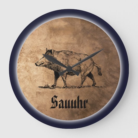 Sauuhr ラージ壁時計 (正面)