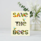 Sauvez les abeilles (anglais) ポストカード (スタンド正面)
