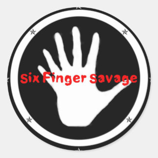 SAVAGEステッカー ラウンドシール