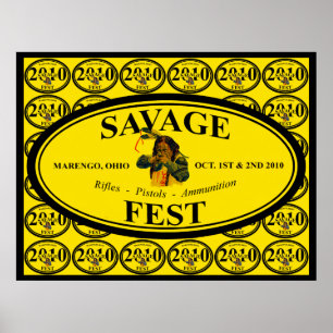 savage fest 2010のポスターより大きい ポスター