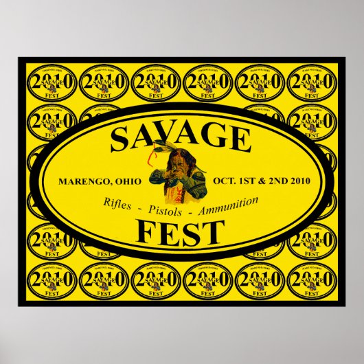 savage fest 2010のポスターより大きい ポスター (正面)