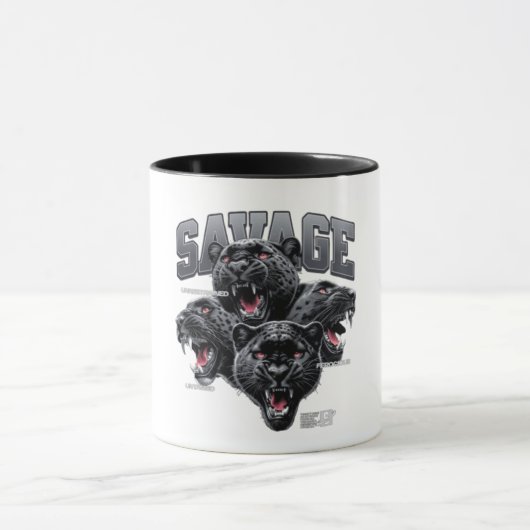 Savage Gorilla Alpha Mindset Coffee Mug マグカップ (中央)