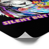 Savage Lion Sticker  ポスター (角)