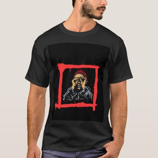 Savage Red Frame Gen Z グラフィックTシャツ – 態度表明 Tシャツ (正面)