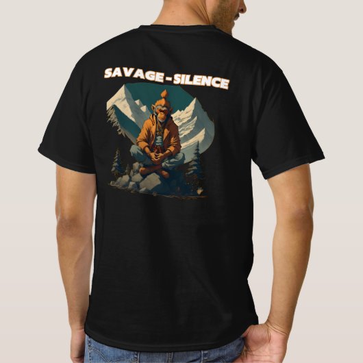 Savage Silence Tシャツ (裏面)