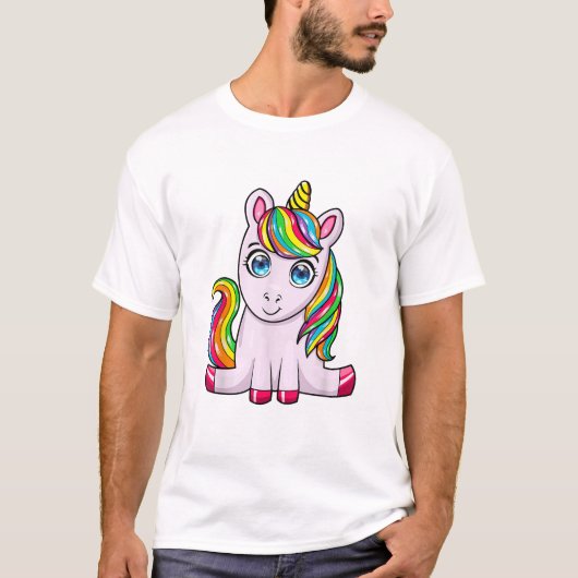 Savage Sweet ユニコーン レインボー スクワッド ユニコーンTシャツ Tシャツ (正面)