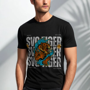 Savage Tiger Alpha Division Tシャツ ストリートウェア