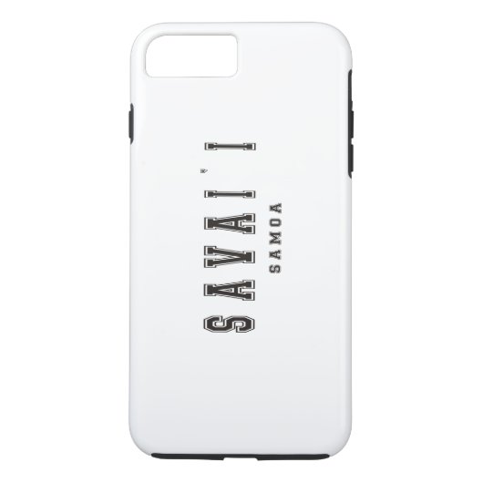 Savaiiサモア Case-Mate iPhoneケース (裏面)