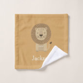 Savanna Sunrise Safari Pattern ID1259 バスタオルセット (ウォッシュタオル)