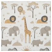 Savanna Sunrise Safari Pattern ID1259 ファブリック (見本)