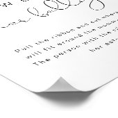 SAVANNAHピーチどのように大きな彼女の腹の赤ちゃんシャワー ポスター (角)