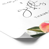 SAVANNAHピーチカードとギフトサイン ポスター (角)