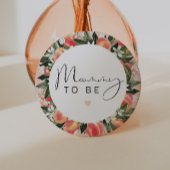 SAVANNAH小さな桃の赤ちゃんシャワーママになる 缶バッジ