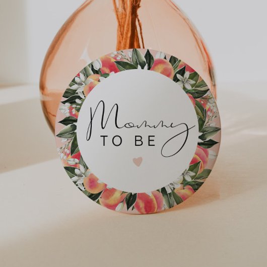 SAVANNAH小さな桃の赤ちゃんシャワーママになる 缶バッジ