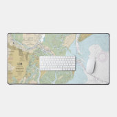 Savannah川とWassawサウンドチャー航海のト デスクマット (キーボード&マウス)