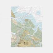 Savannah川とWassawサウンドチャー航海のト フリースブランケット (正面)