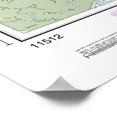 Savannah川とWassawサウンド11512 縁ど with  ポスター (角)