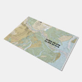 Savannah川とWassawサウンド – チャー航海のト ドアマット (アングル)