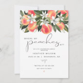 SAVANNAH私の桃のバチェロレッテ 招待状 (正面)