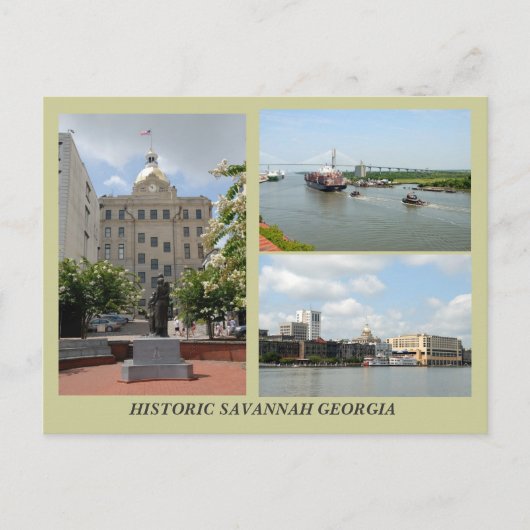 Savannah、ジョージアはがき ポストカード (正面)