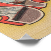 Savannah，ジョージア（歴史的） – 大文字 ポスター (角)