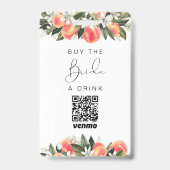 SAVANNAH 買 Peach the  Bride a Drink QR Code バッジ (Front)