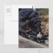 Savannah and Atlanta Railway, 4-6-2, No. 750, Ashe ポストカード (正面/裏面)