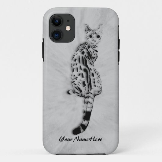 Savannah CatパーソナルiPhone 5ケース Case-Mate iPhoneケース (裏面)
