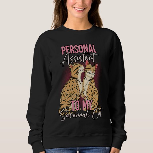 Savannah Cat 10 スウェットシャツ (正面)