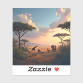 Savannah Dawn - Square Vinyl シール