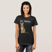 Savannah Ew People Cat顔・マスク Tシャツ (正面フル)