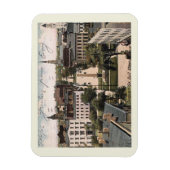 Savannah GA、Bull St View、ヴィンテージ1906 マグネット (縦)