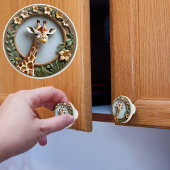 Savannah Gaze Giraffe セラミックノブ