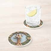 Savannah Gaze Round Sandstone コースター (側面)