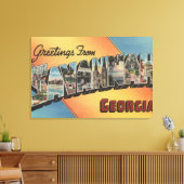 Savannah, Georgia – 大文字場面 キャンバスプリント (インサイチュ (リビング))