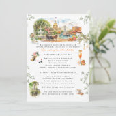 Savannah Georgia Bachelorette Weekend Itinerary 招待状 (スタンド正面)