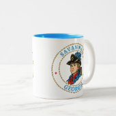 Savannah Georgia Colonial ツートーンマグカップ (正面右)