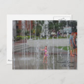 Savannah, Georgia - Ellis Squareポストカード ポストカード (正面/裏面)