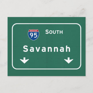 Savannah Georgia ga Interstate Highway Freeway : ポストカード
