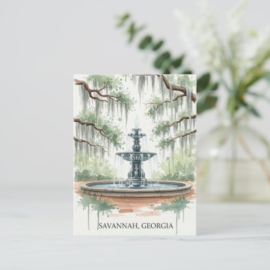 Savannah Georgia Postcard ポストカード (スタンド正面)