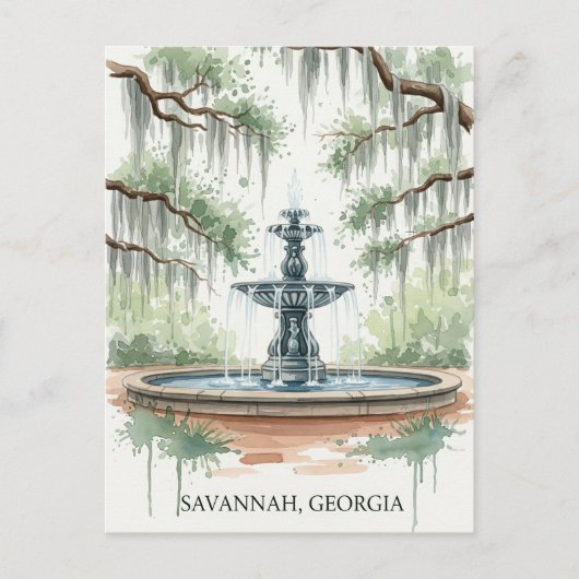 Savannah Georgia Postcard ポストカード (正面)