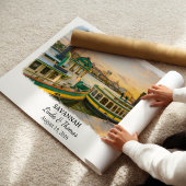 Savannah Georgia Poster, Watercolor, Custom ポスター