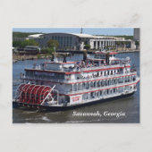 Savannah, Georgia Riverboatはがき ポストカード (正面)