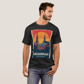 Savannah, Georgia Tシャツ (正面フル)