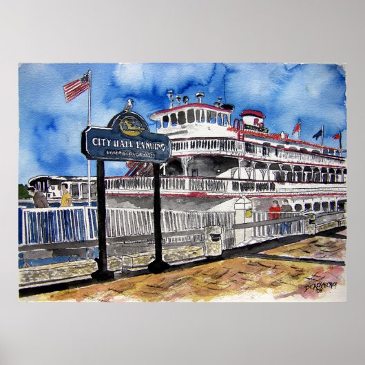 savannah_queen_river_boat ポスター (正面)
